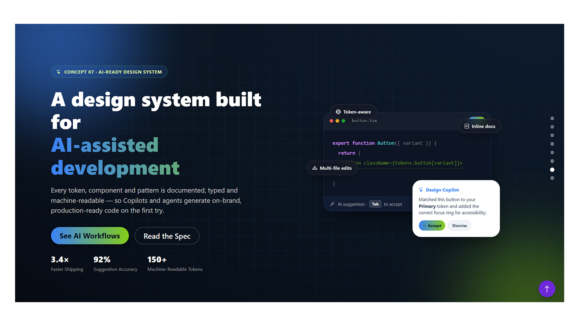 AI-Ready Design System Transformation project screenshot